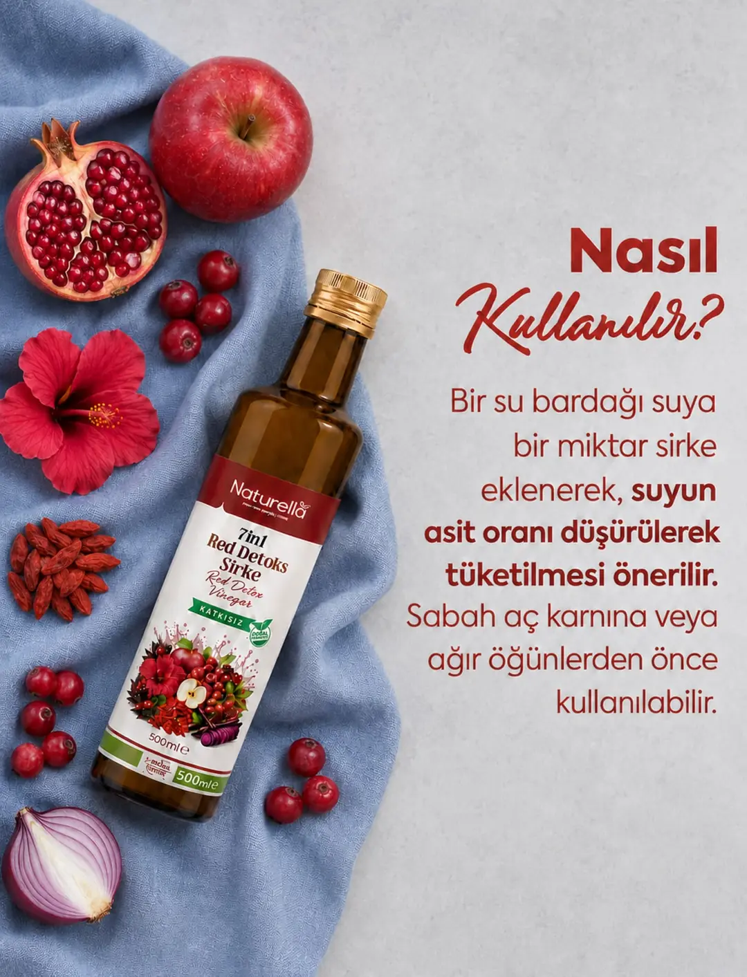 NATURELLA 7 İN 1 RED NATURELLAL MİX SİRKE görsel 3