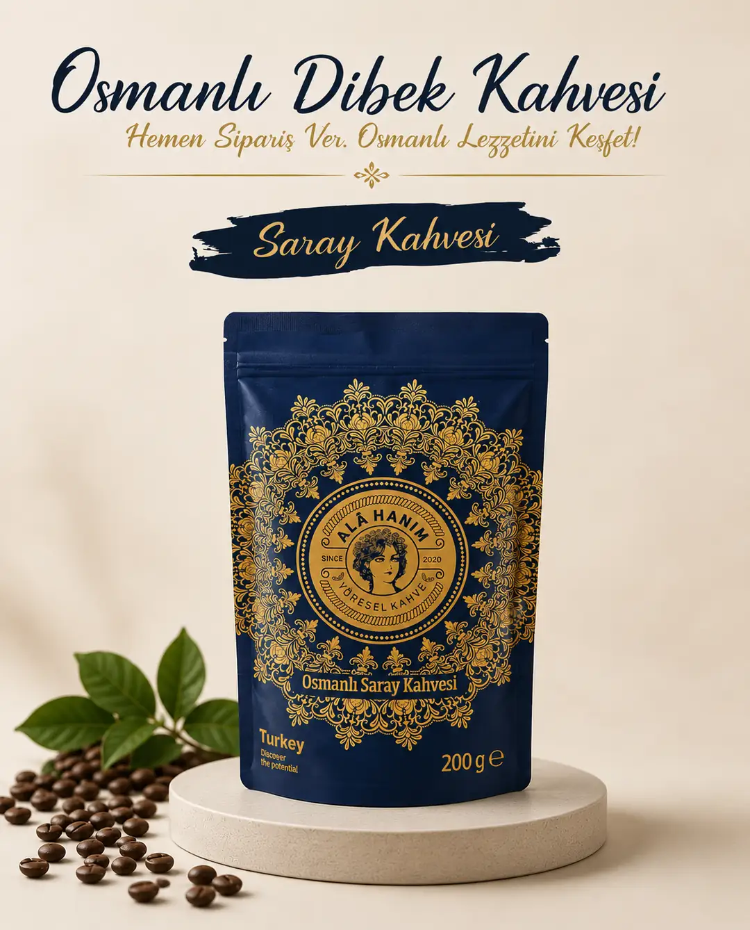 ALA HANIM KAHVELERİ OSMANLI DİBEK KAHVESİ