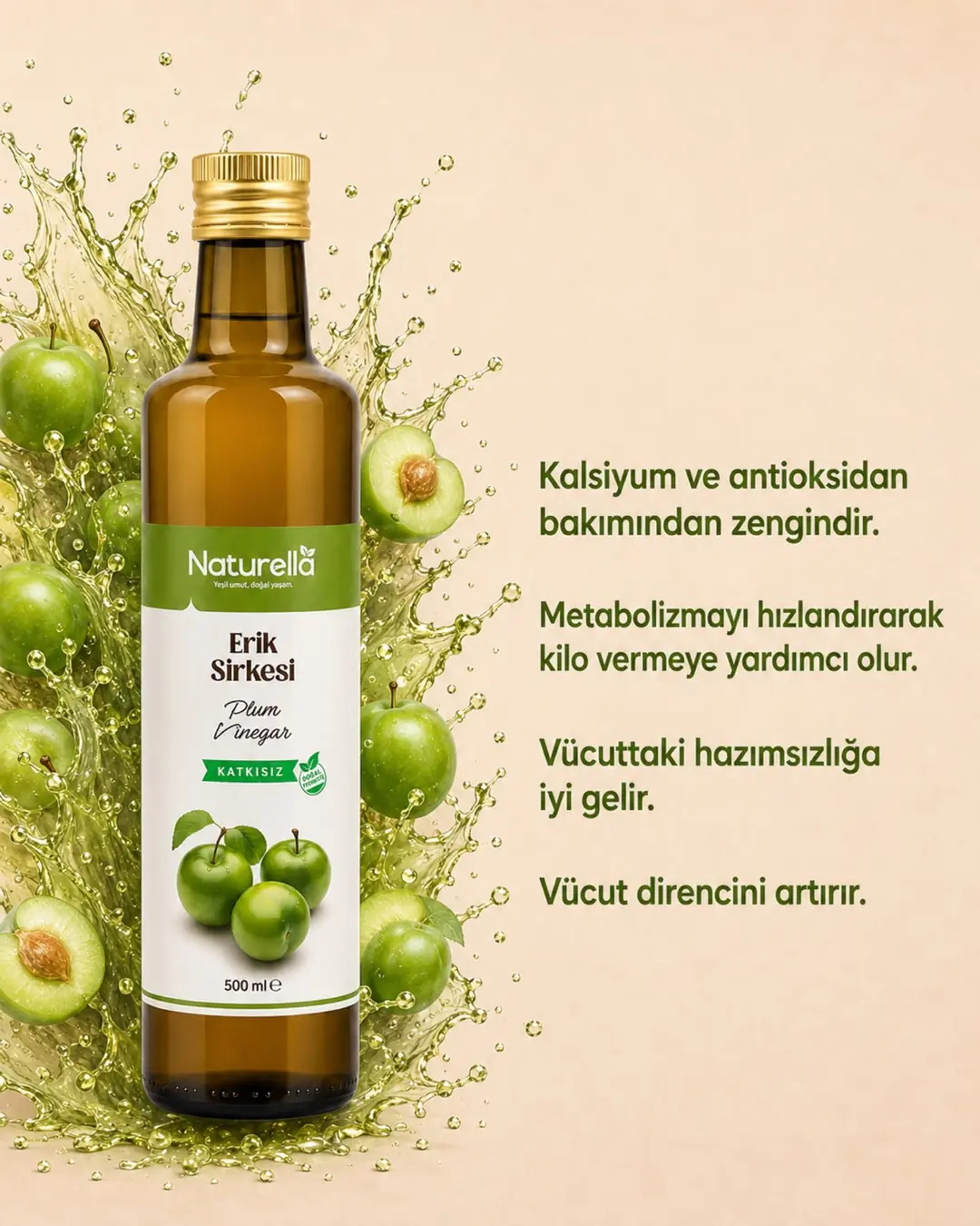 NATURELLA ERİK SİRKESİ görsel 2