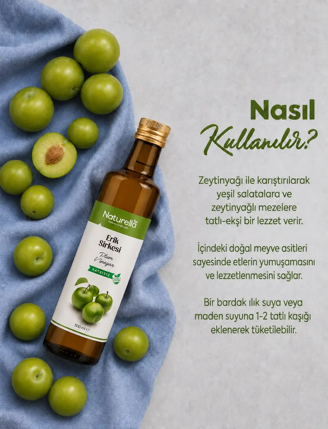 NATURELLA ERİK SİRKESİ görsel 3
