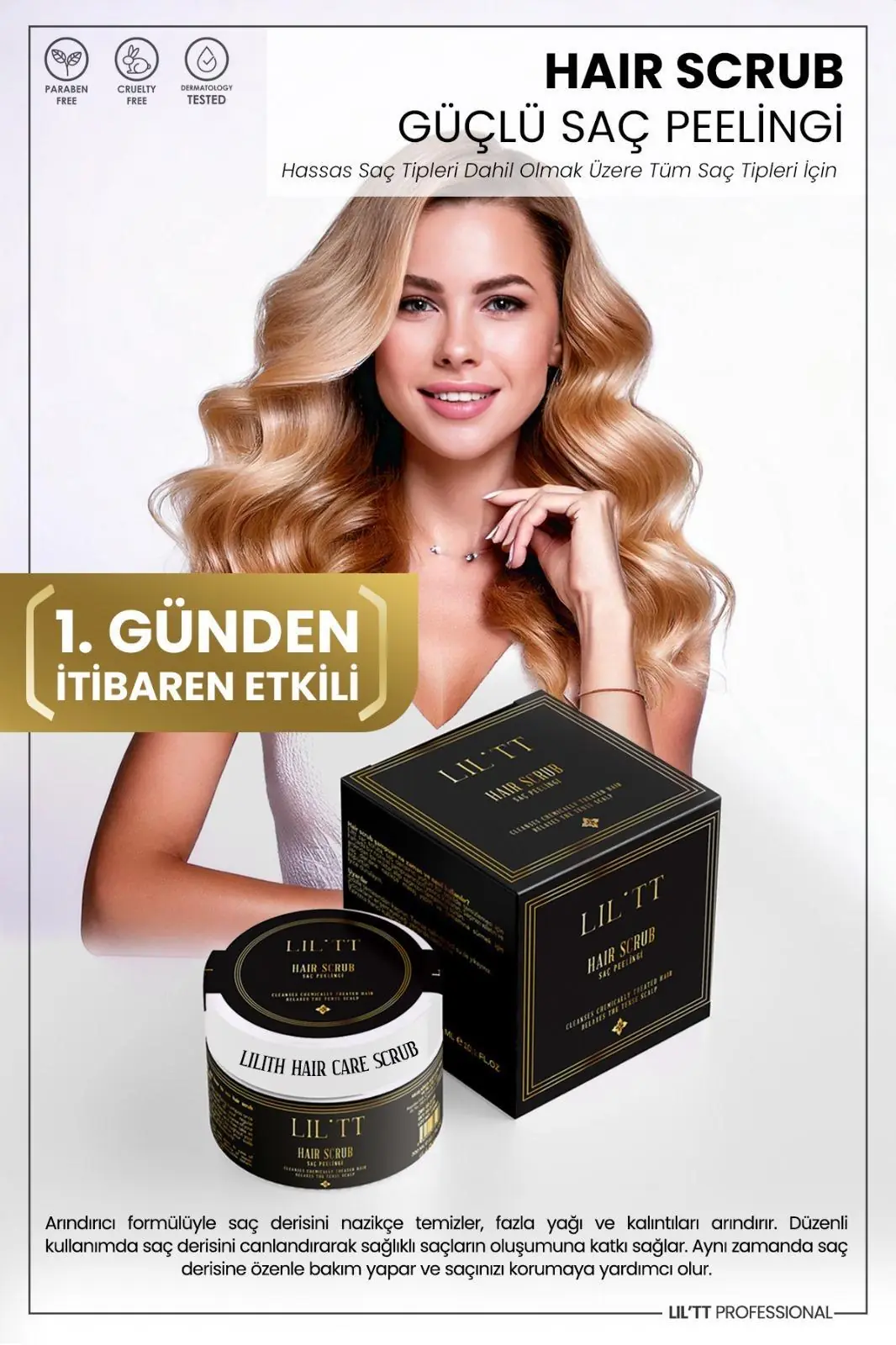 LİLTH SAÇ BAKIM SCRUBI görsel 2