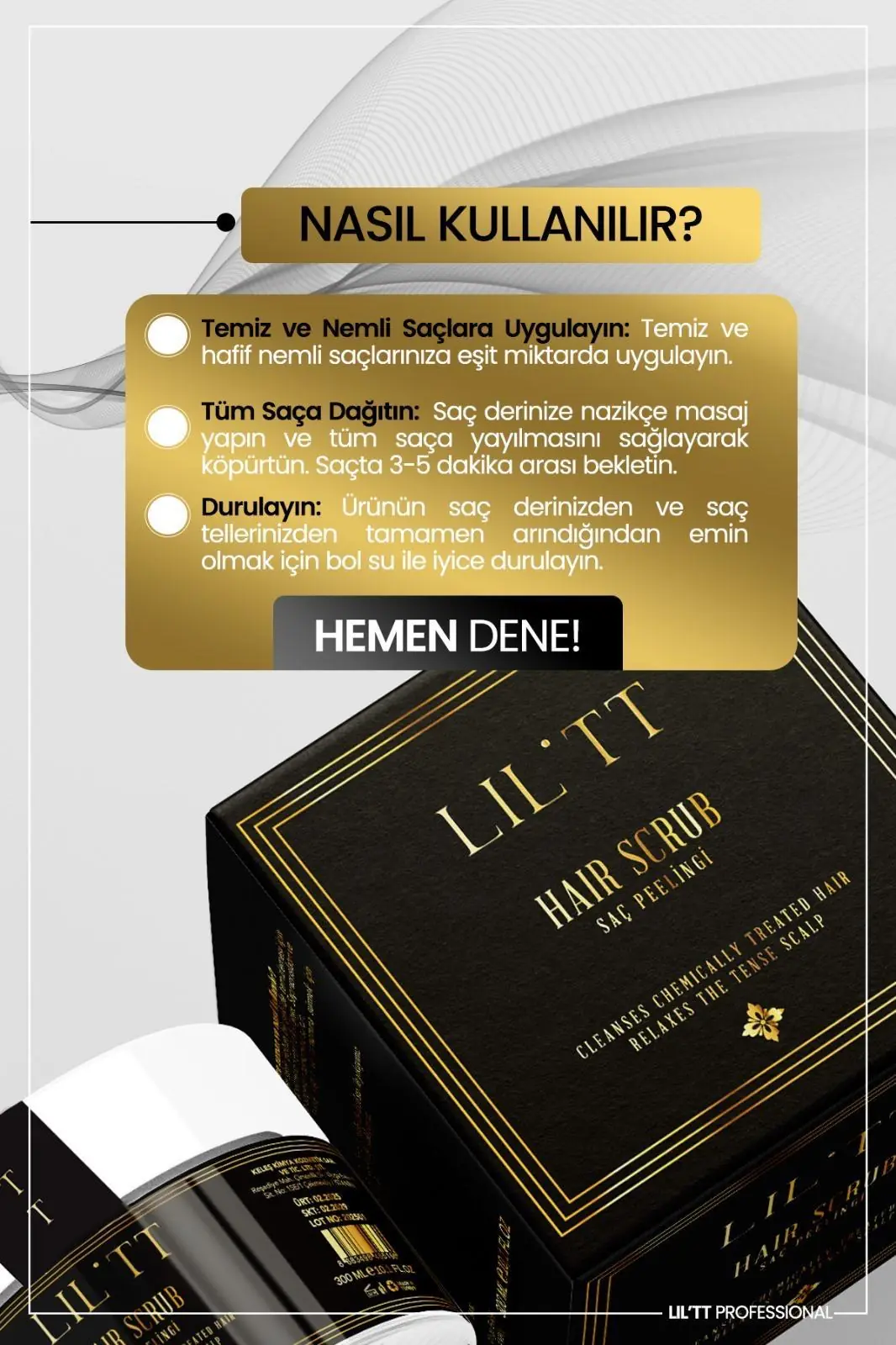 LİLTH SAÇ BAKIM SCRUBI görsel 4