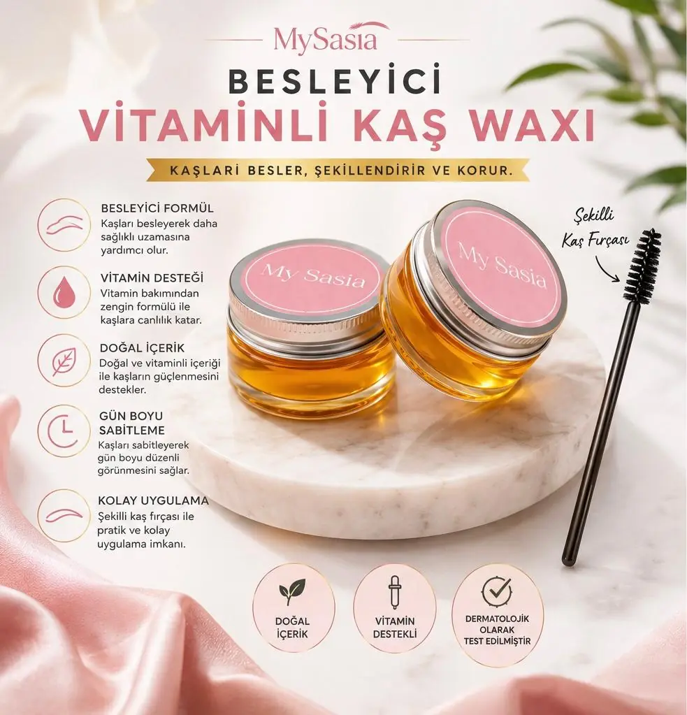MY SASIA KAŞ WAXI 2'Lİ SET görsel 2