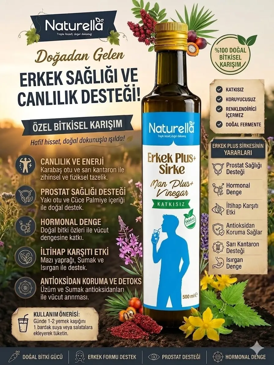 NATURELLA MAN PLUS ERKEK ÖZEL SİRKE görsel 2
